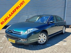 Citroën C6 - 2.2 HdiF 160pk, climate control, electrische voorstoel, cruisecontrol, leder int, parkeers