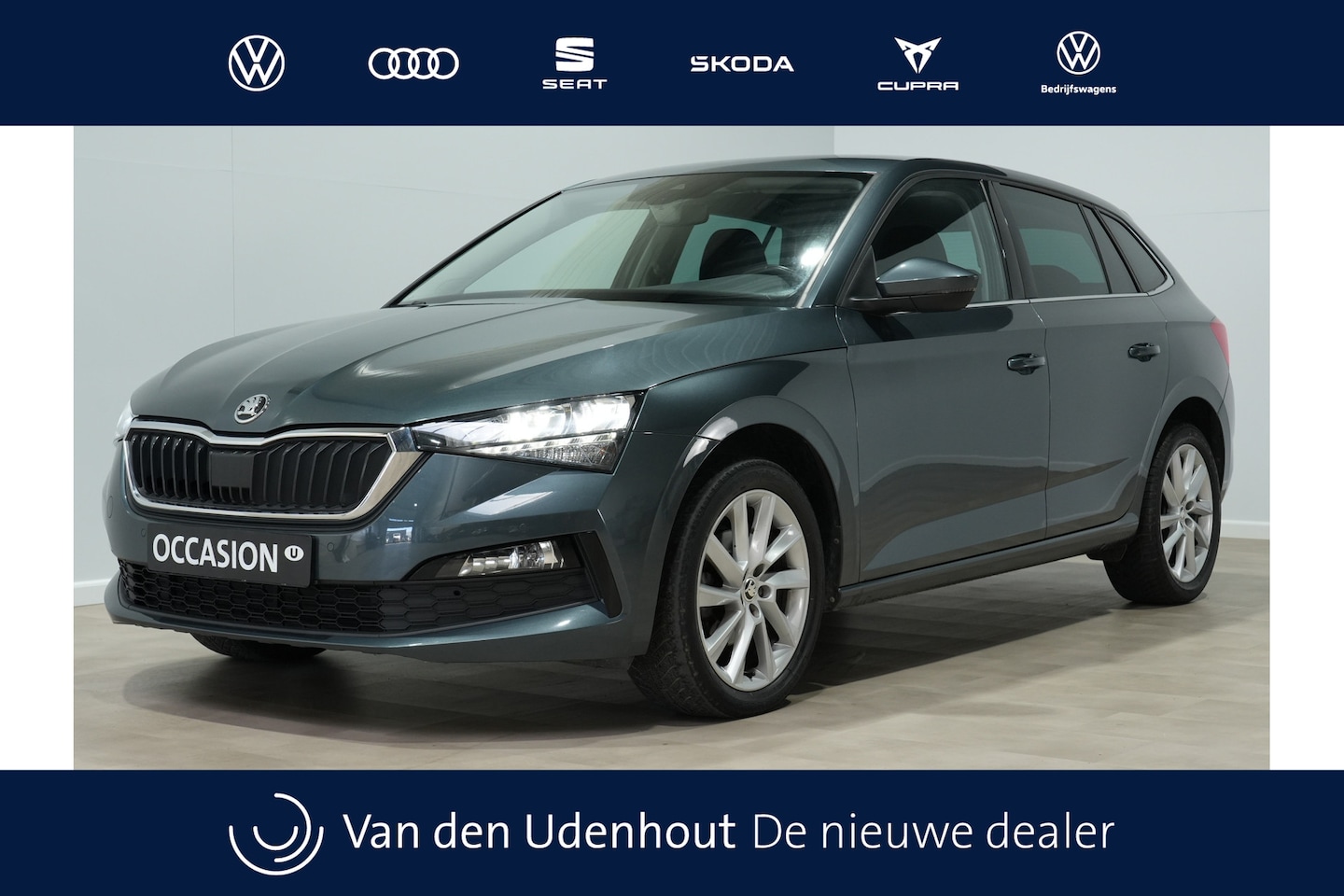 Skoda Scala - 1.0 TSI 110pk DSG Clever Clima Camara Navi via App 17"velgen Privacy glass 173 - AutoWereld.nl