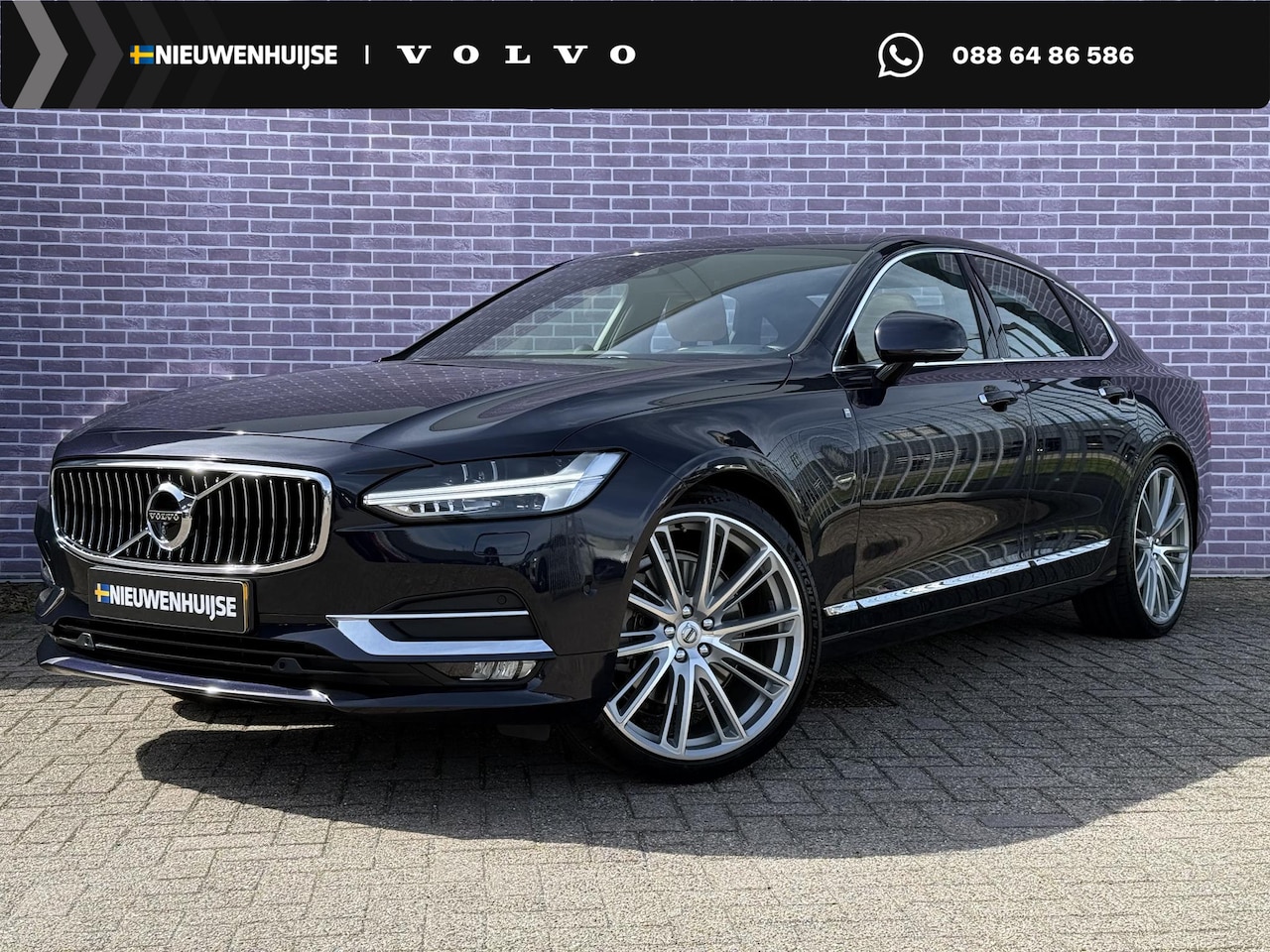 Volvo S90 - 2.0 T6 AWD Inscription | Polestar optimalisatie | 360° Camera | Schuif/Kantel dak | Bowers - AutoWereld.nl