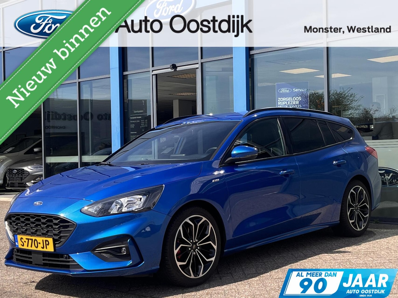 Ford Focus Wagon - 1.5 EcoBoost ST Line 150PK Automaat Trekhaak Winterpack Adaptieve Cruise Camera Elek. Acht - AutoWereld.nl