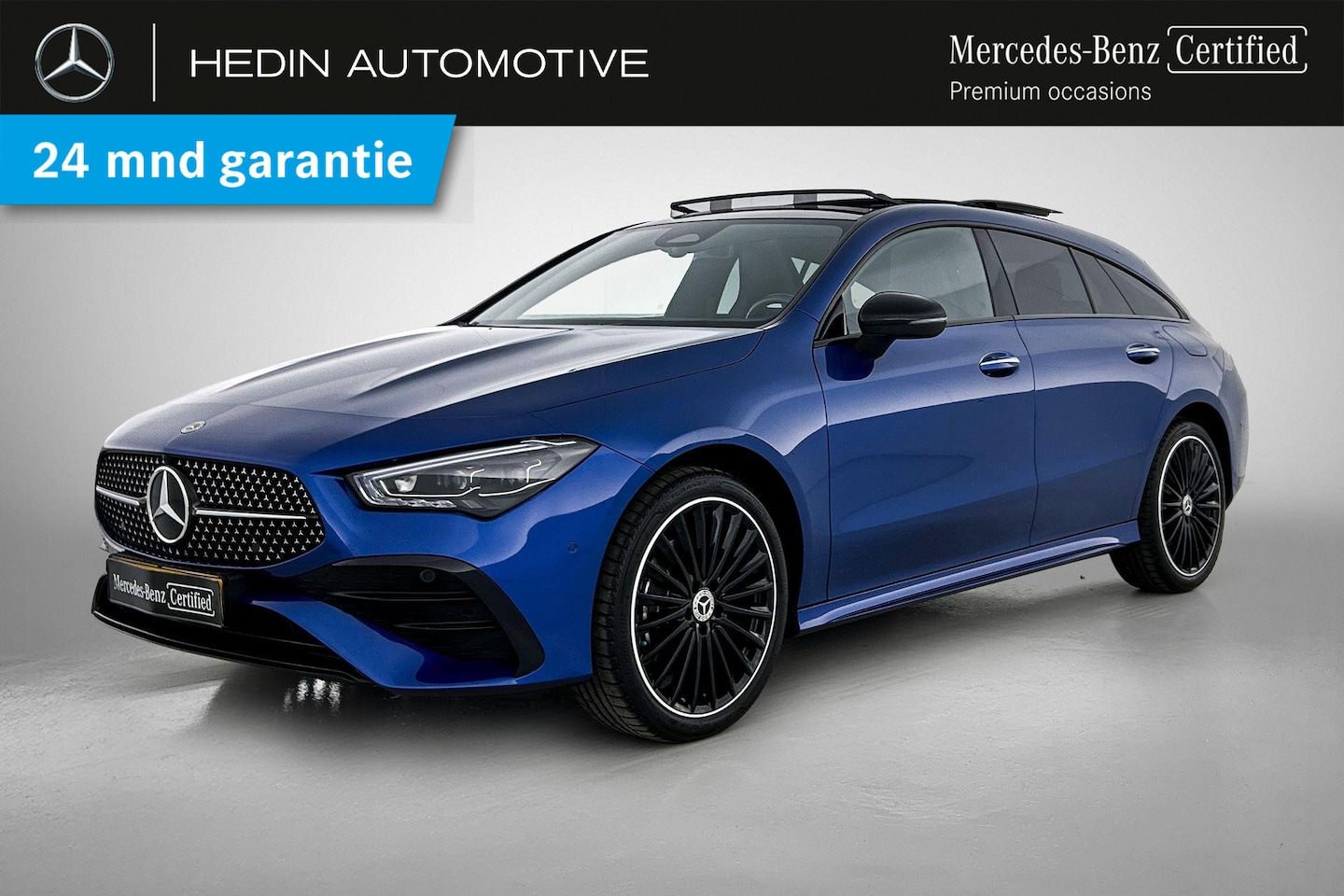 Mercedes-Benz CLA-klasse Shooting Brake - CLA 250e Automaat AMG Line | Nightpakket | Panoramadak | Keyless-Go | Sfeerverlichting | S - AutoWereld.nl