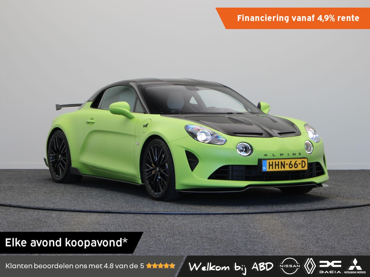 Alpine A110 - 1.8 Turbo R Turini | Akrapovic | Herritage | Sabelt® Track racezetels | - AutoWereld.nl