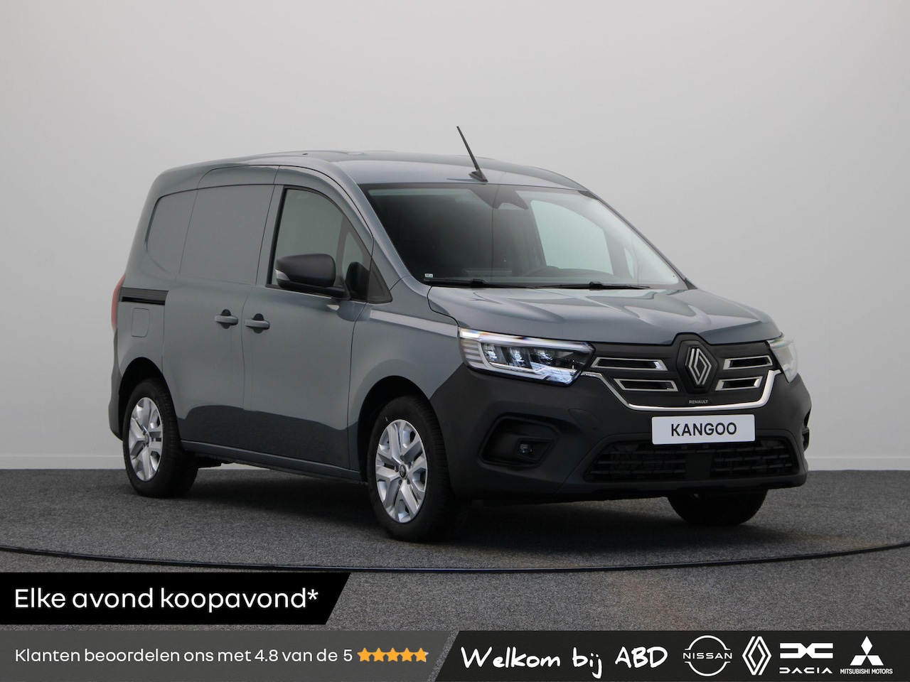 Renault Kangoo E-Tech - Advance L1 44 kWh | Laadruimtebetimmering | Trekhaak | Parkeersensoren rondom | Vierseizoe - AutoWereld.nl