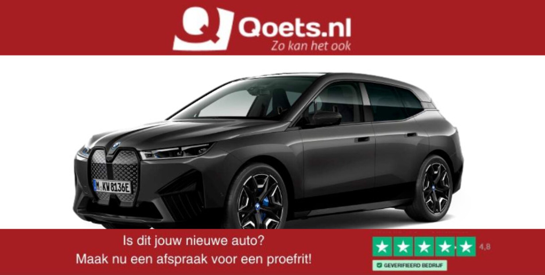 BMW iX - xDrive50 High Executive 112 kWh Sportpakket - Trekhaak - Panoramadak - Multifunctionele st - AutoWereld.nl