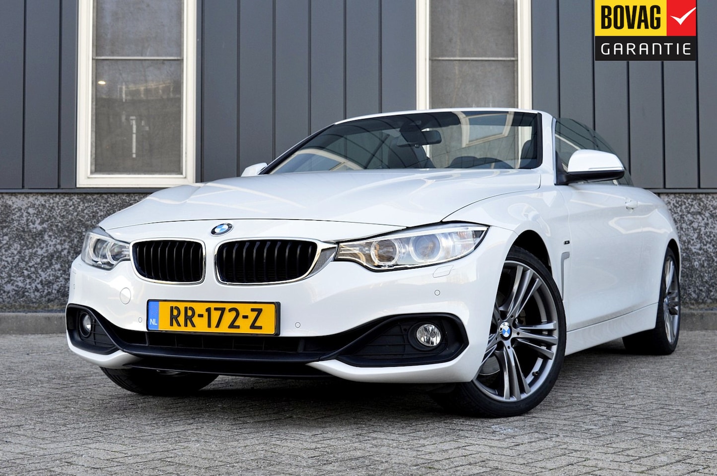 BMW 4-serie Cabrio - 428i xDrive Sport-line Rijklaarprijs-Garantie Led Leder Interieur Aircraft Navigatie Hifi - AutoWereld.nl