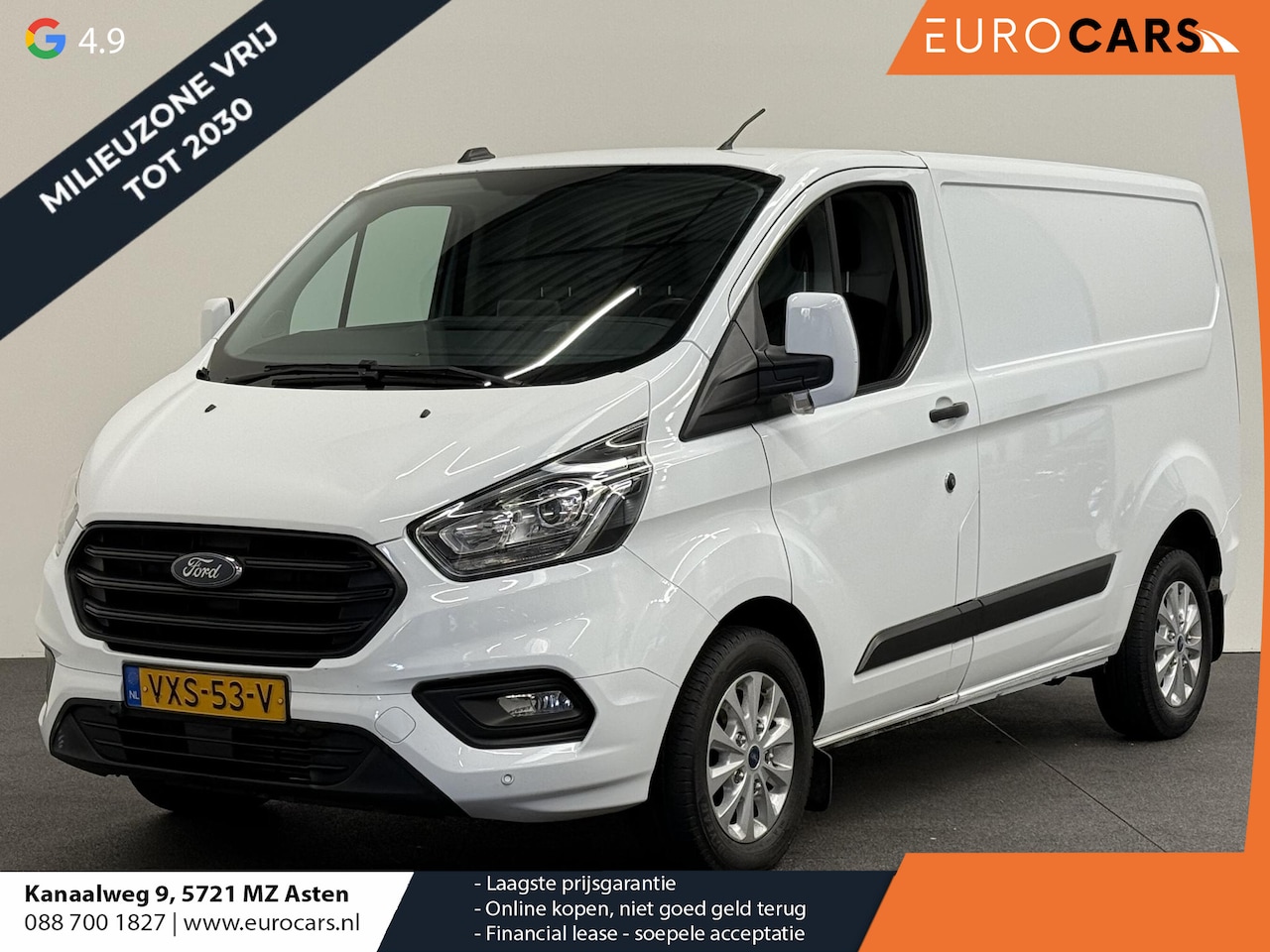 Ford Transit Custom - 280 2.0 TDCI L1H1 Trend Automaat Navi DAB PDC Airco Camera Carplay - AutoWereld.nl