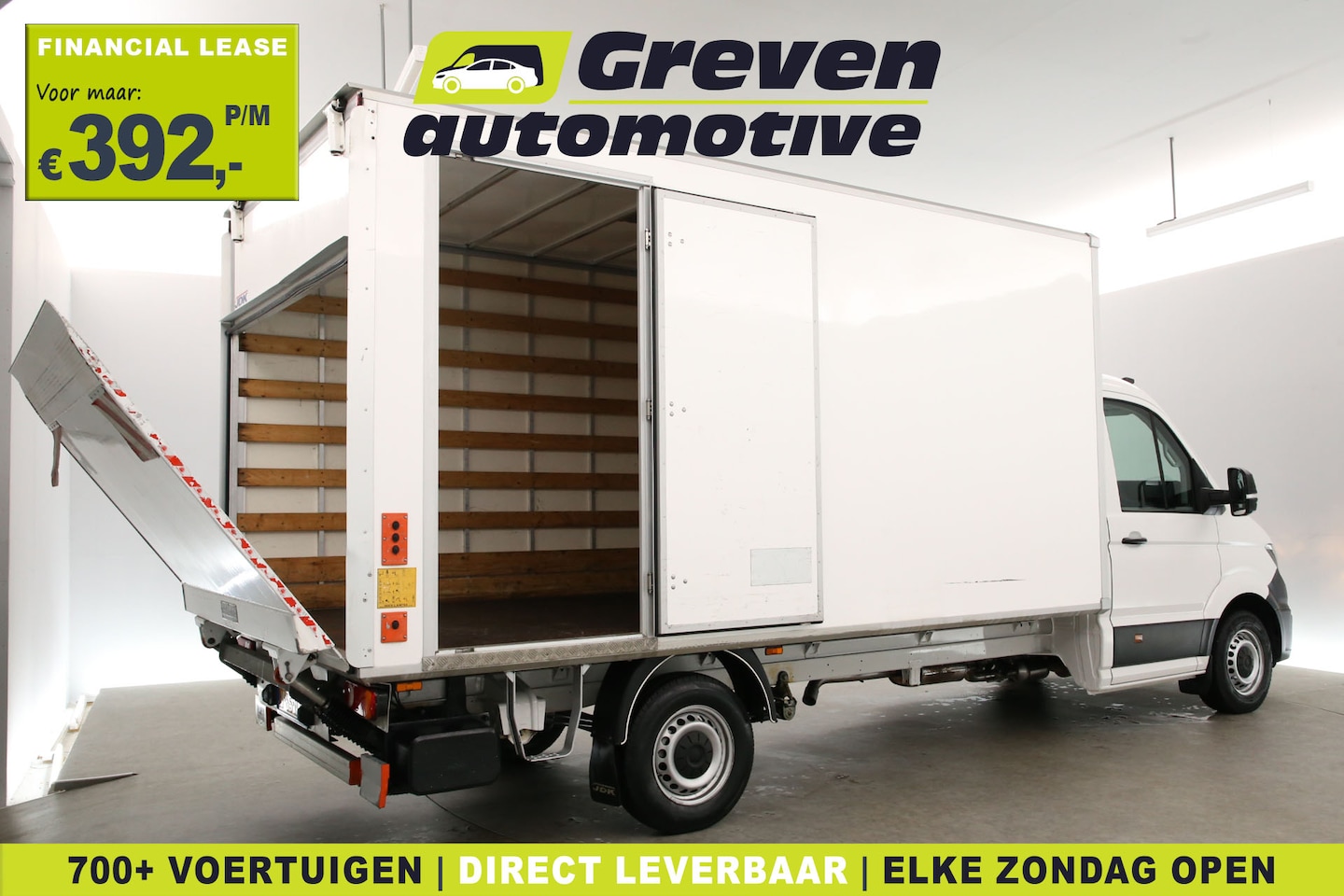 Volkswagen Crafter - 2.0 TDI | Bakwagen | Laadklep | Zijdeur | Airco | 3 Zits | Camera | Carplay | Navigatie - AutoWereld.nl