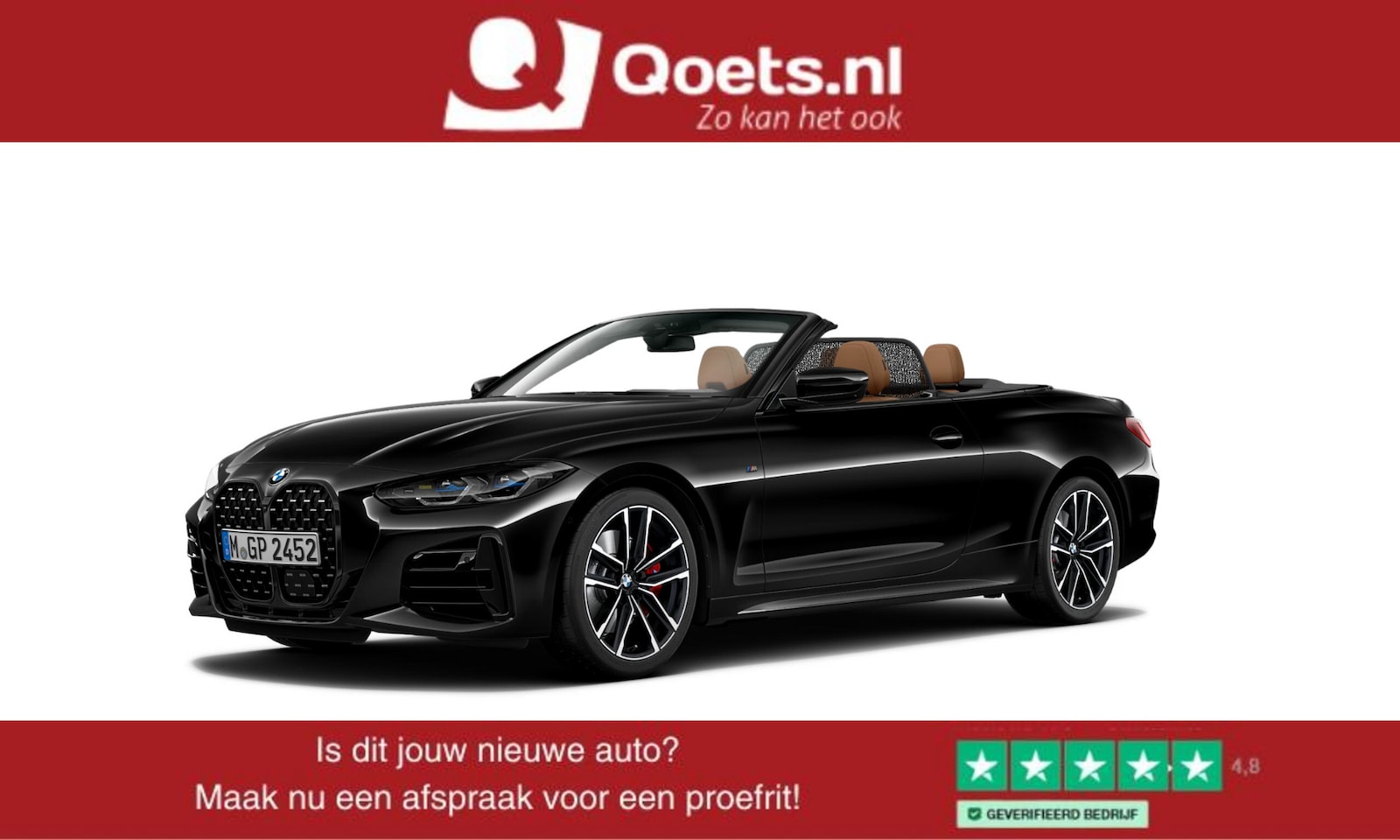 BMW 4-serie Cabrio - M440i Driving Assistant Professional - Harman Kardon - BMW Laserlight - Air collar - Winds - AutoWereld.nl