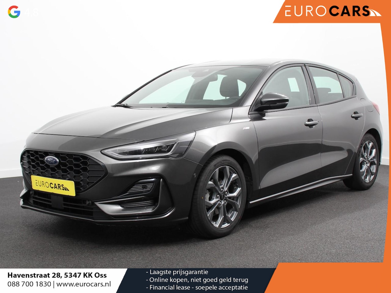 Ford Focus - 1.0 Focus 125 PK HB ST-Line Automaat Navi Climate control cruise control Carplay LM velgen - AutoWereld.nl