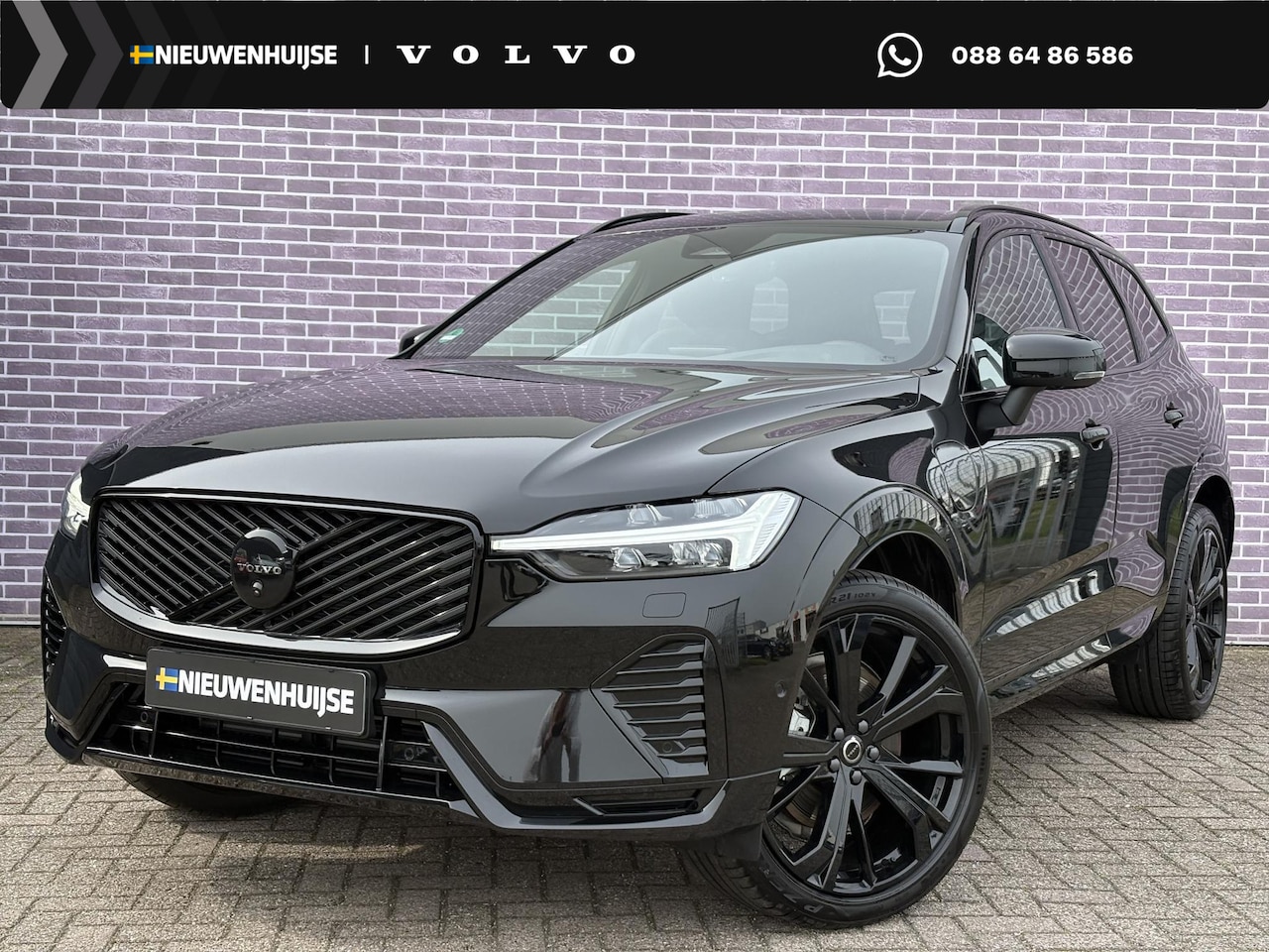 Volvo XC60 - 2.0 T6 Plug-in hybrid AWD Plus Black Edition | Facelift | Trekhaak | Memory | 360° camera - AutoWereld.nl