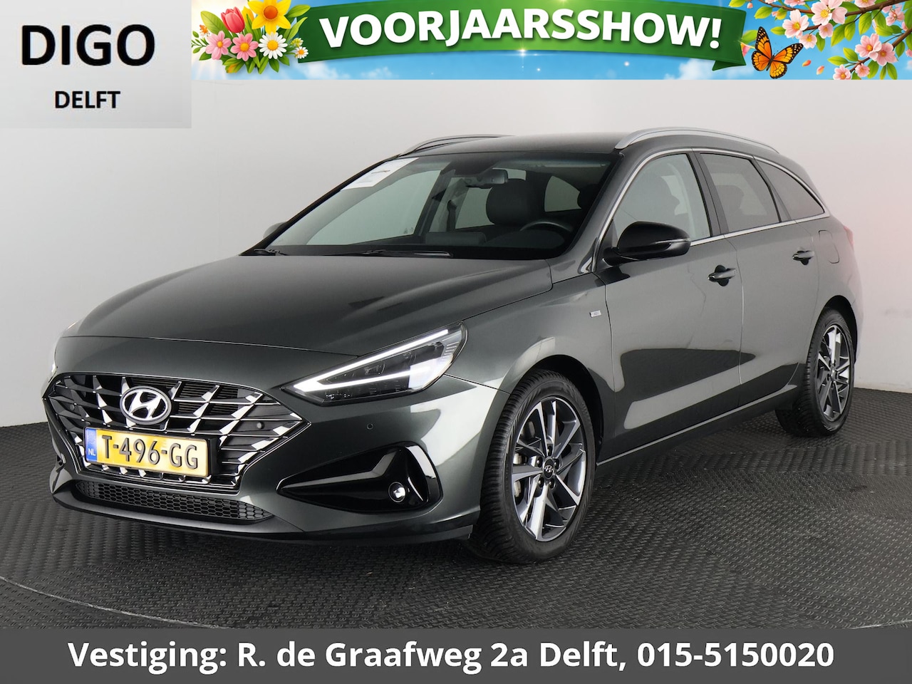 Hyundai i30 Wagon - 1.5 T-GDi MHEV Premium | Stuur-/Stoelverwarming | Navigatie | Parkeersensoren voor & Achte - AutoWereld.nl