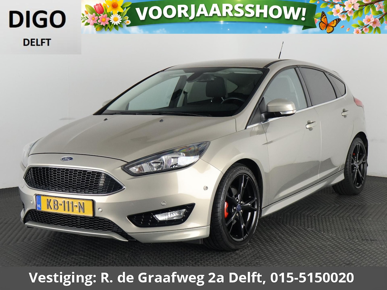 Ford Focus - 1.0 Titanium Sport | Navigatie | Camera | Parkeersensoren | Afn.Trekhaak - AutoWereld.nl