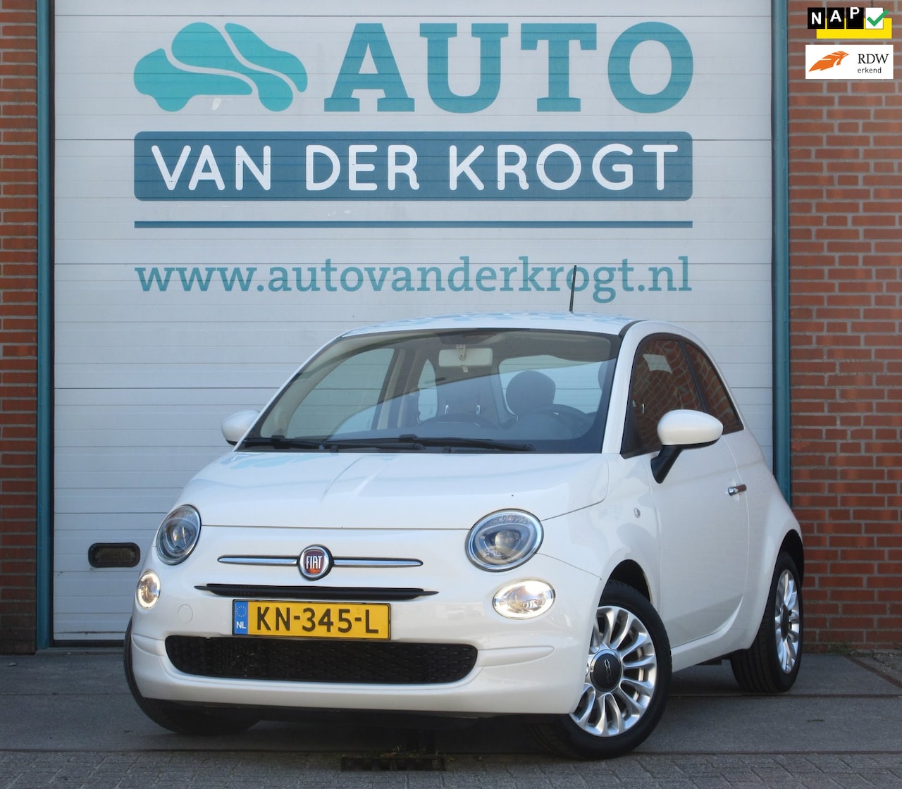 Fiat 500 - 0.9 TwinAir Turbo Popstar 0.9 TwinAir Turbo Popstar, Airco, NL auto, Lage km, APK 4-27 - AutoWereld.nl