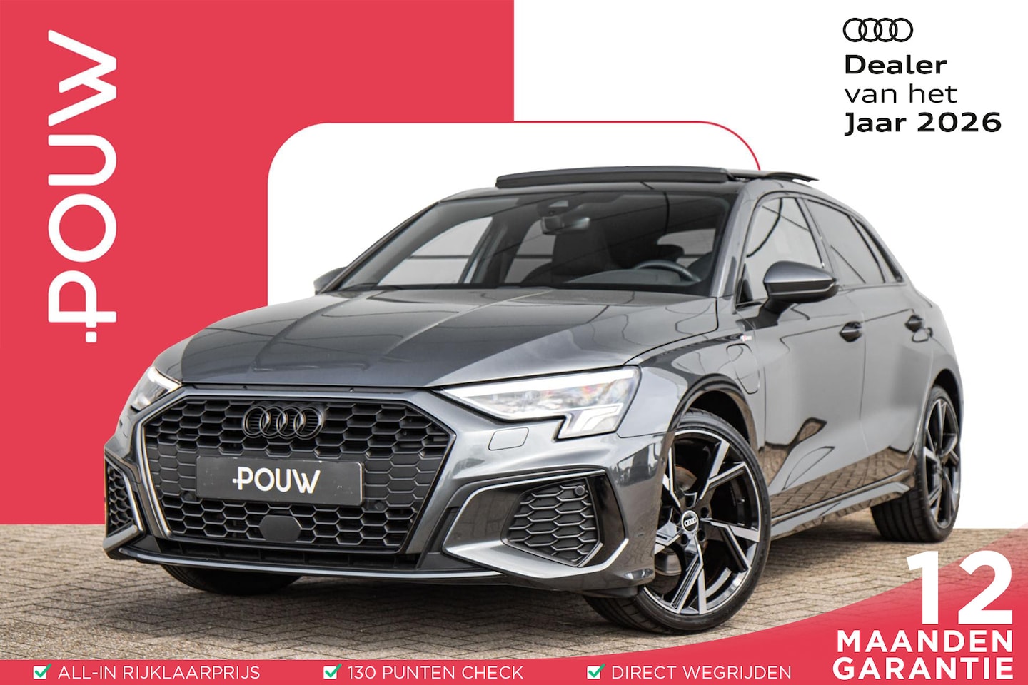 Audi A3 Sportback - 40 TFSIe 204pk Edition | Panoramadak | Stoelverwarming | 19" Velgen - AutoWereld.nl