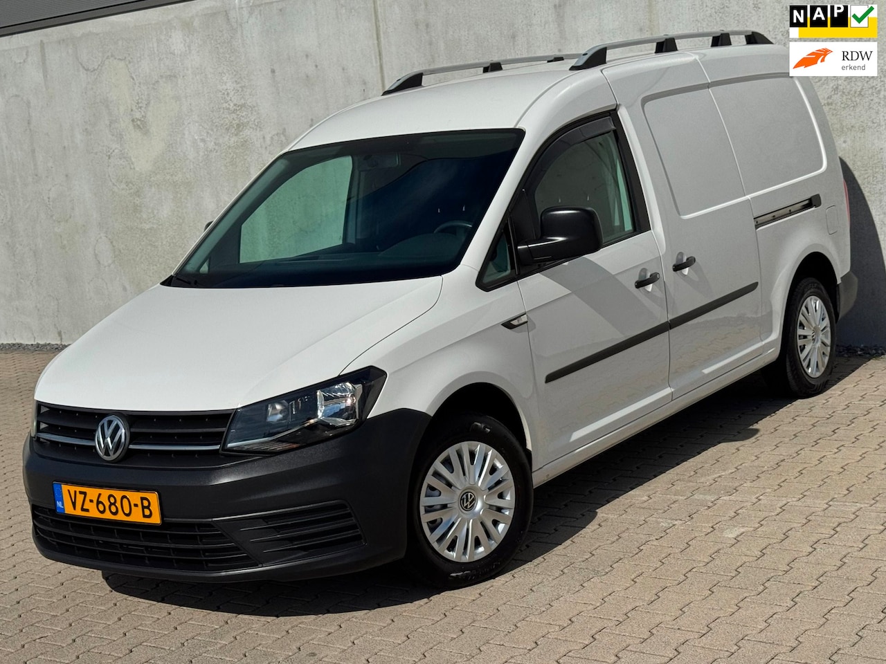 Volkswagen Caddy Maxi - 2.0 TDI L2 2x Schuifdeur Navi DAB+ Airco Cruise Dakdragers - AutoWereld.nl