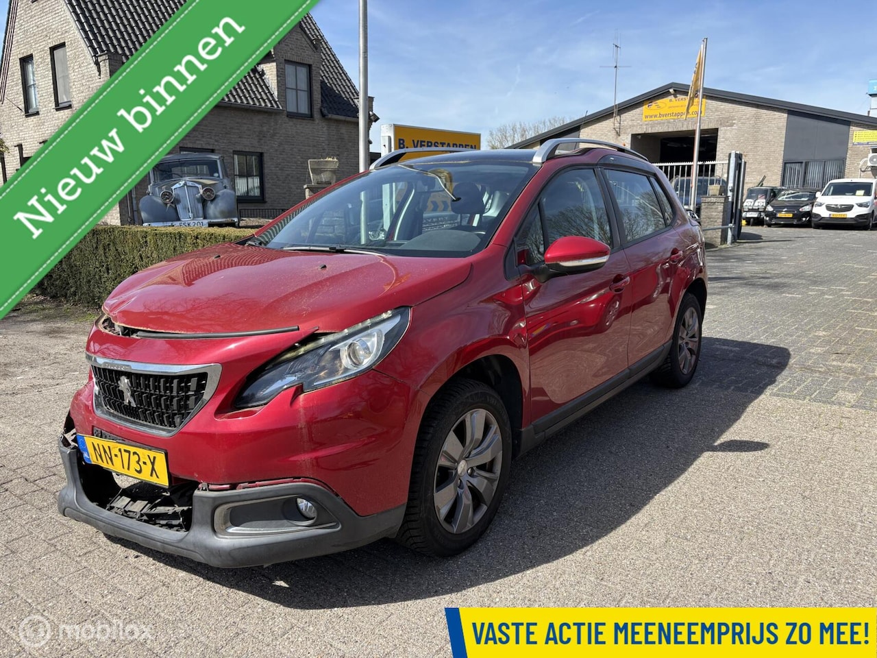 Peugeot 2008 - 1.2 PureTech Blue Lion AUTOMAAT SCHADE VOERTUIG ! - AutoWereld.nl