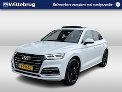 Audi Q5 - 55 TFSI e quattro S-Line / AUTOMAAT/ 367 PK/ PANO/ LUCHTVERING/ LEER/ TREKHAAK/ CAMERA/ AC