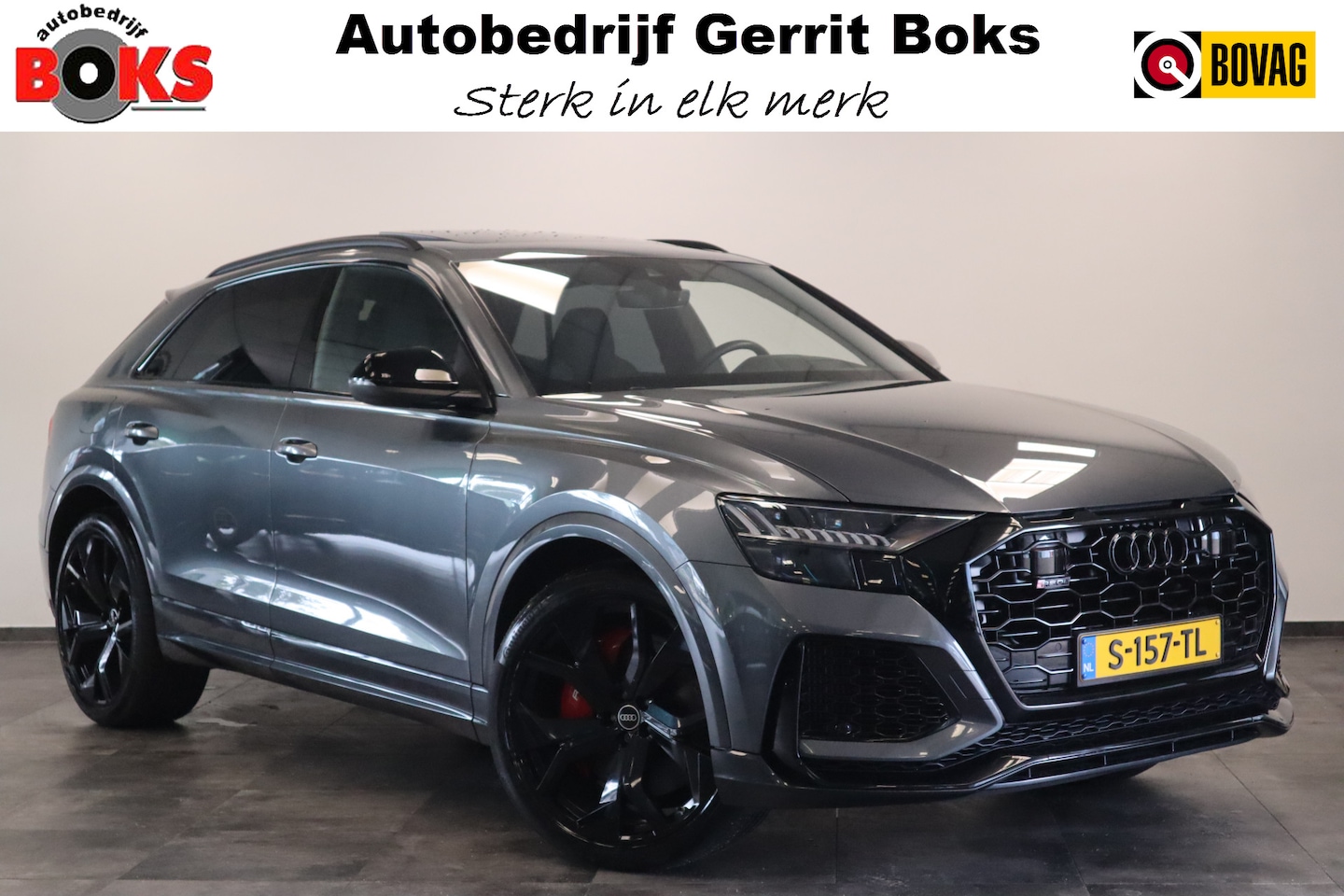 Audi Q8 - 4.0 TFSI RS Q8 quattro Panoramadak 23''Velgen Head-Up B&O Audio - AutoWereld.nl