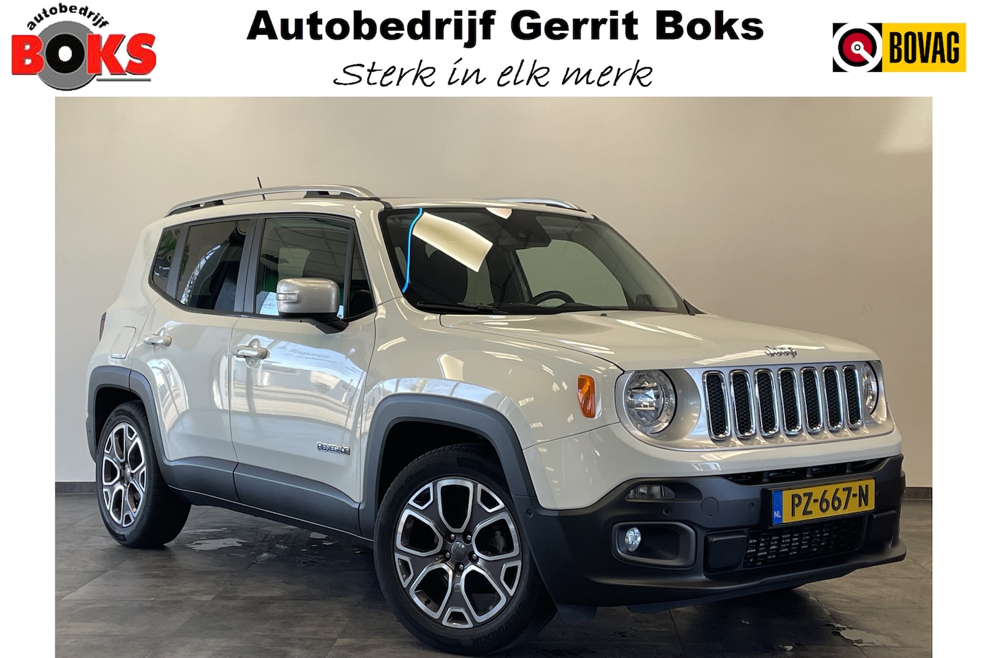 Jeep Renegade - 1.4 MultiAir Limited Cruise/Climate Navi Keyless Panoramadak Trekhaak NAP! - AutoWereld.nl