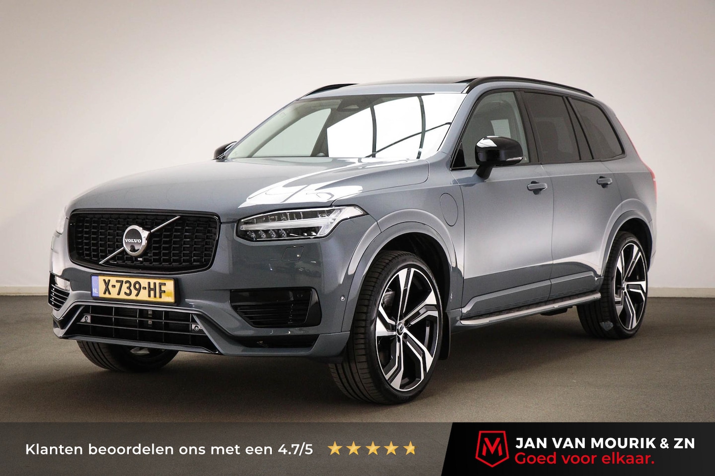 Volvo XC90 - 2.0 T8 Recharge AWD Ultimate Dark | LUCHTVERING | PANORAMADAK | ACHTERBANKVERWARMING | BOW - AutoWereld.nl