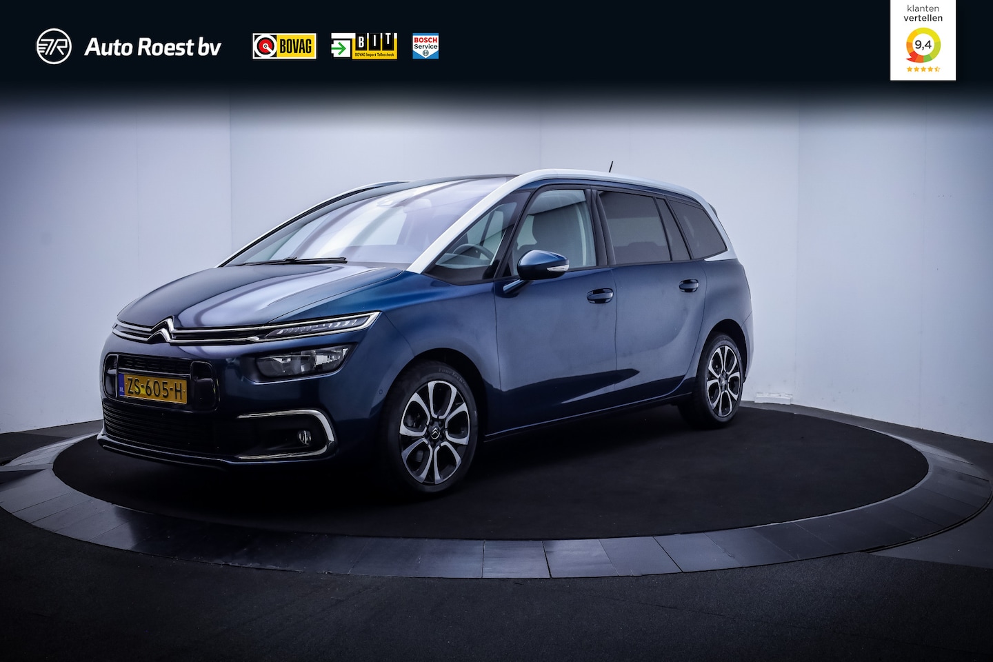 Citroën Grand C4 SpaceTourer - 1.2T 7Pers Business CAMERA | CARPLAY | DAB | KEYLESS | NAVI | CLIMA | PDC V+A | LMV - AutoWereld.nl
