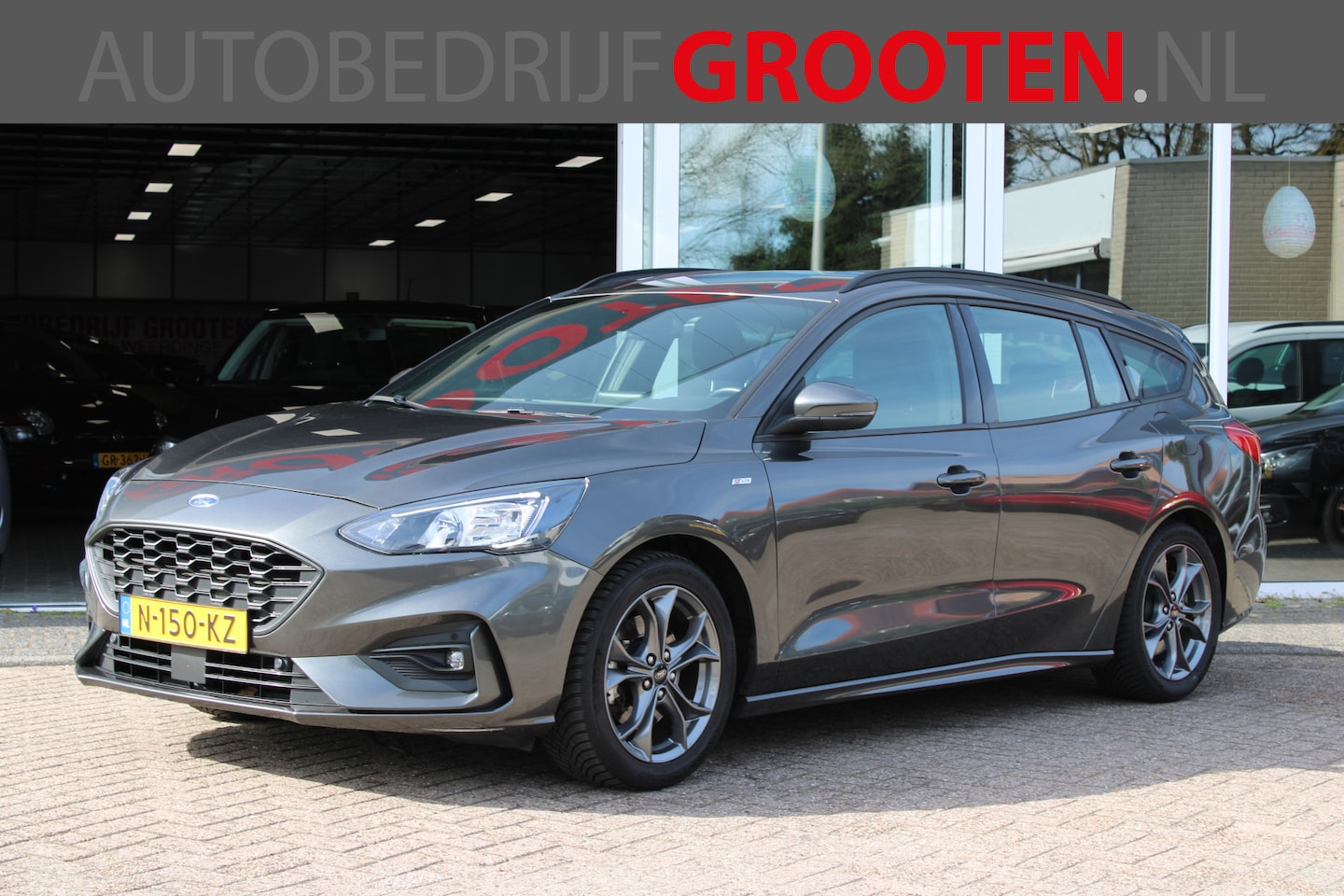Ford Focus Wagon - 1.0 EcoBoost Hybrid ST Line Business//B&O//Camera//Trekhaak!! - AutoWereld.nl