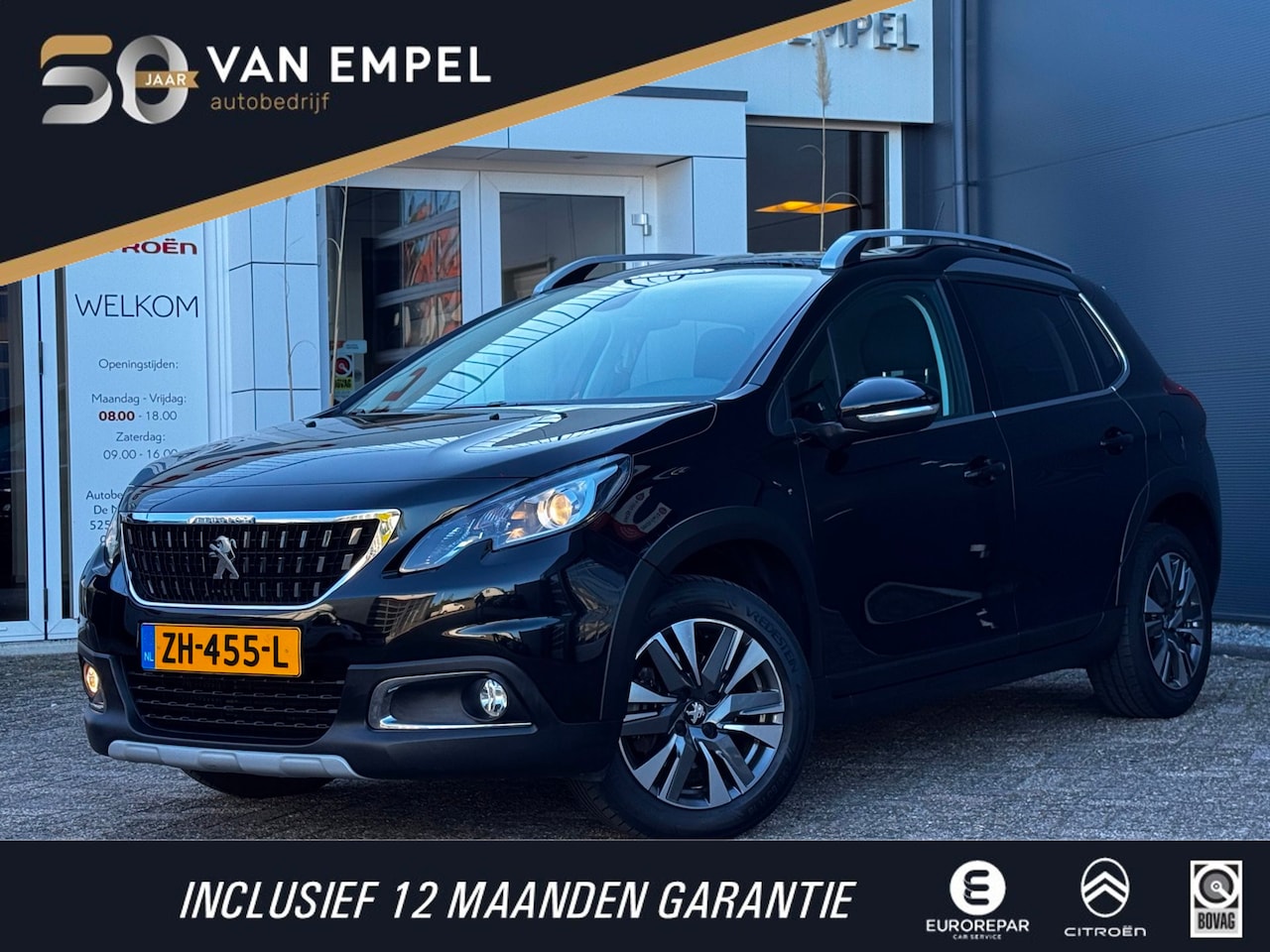Peugeot 2008 - 1.2 PureTech Allure | Automaat | Trekhaak | Distributieriem vervangen| Parkeersensoren | C - AutoWereld.nl
