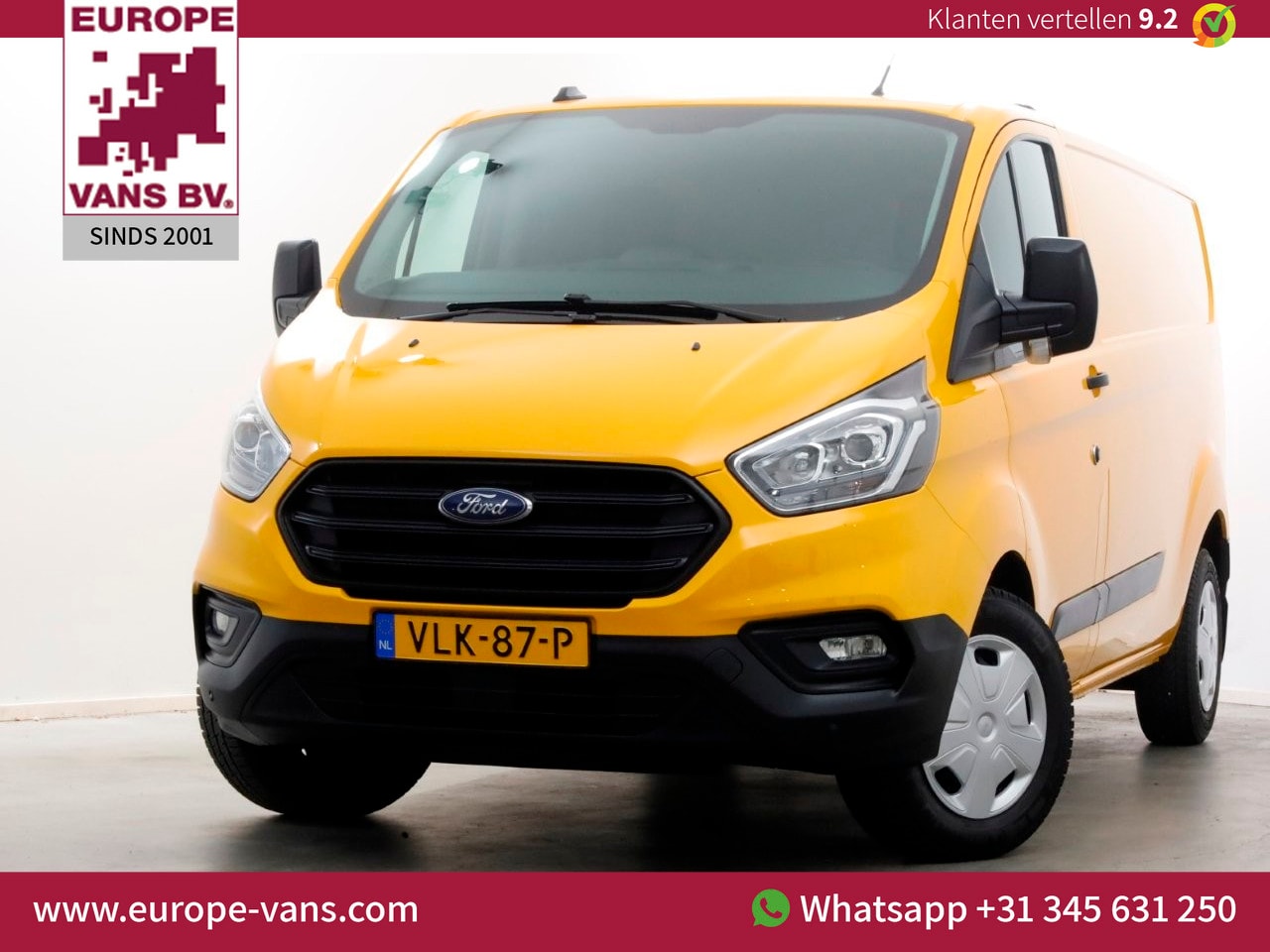 Ford Transit Custom - 340 2.0 TDCI 130pk E6 L2H1 Trend Airco/Trekhaak 2800kg 09-2021 - AutoWereld.nl