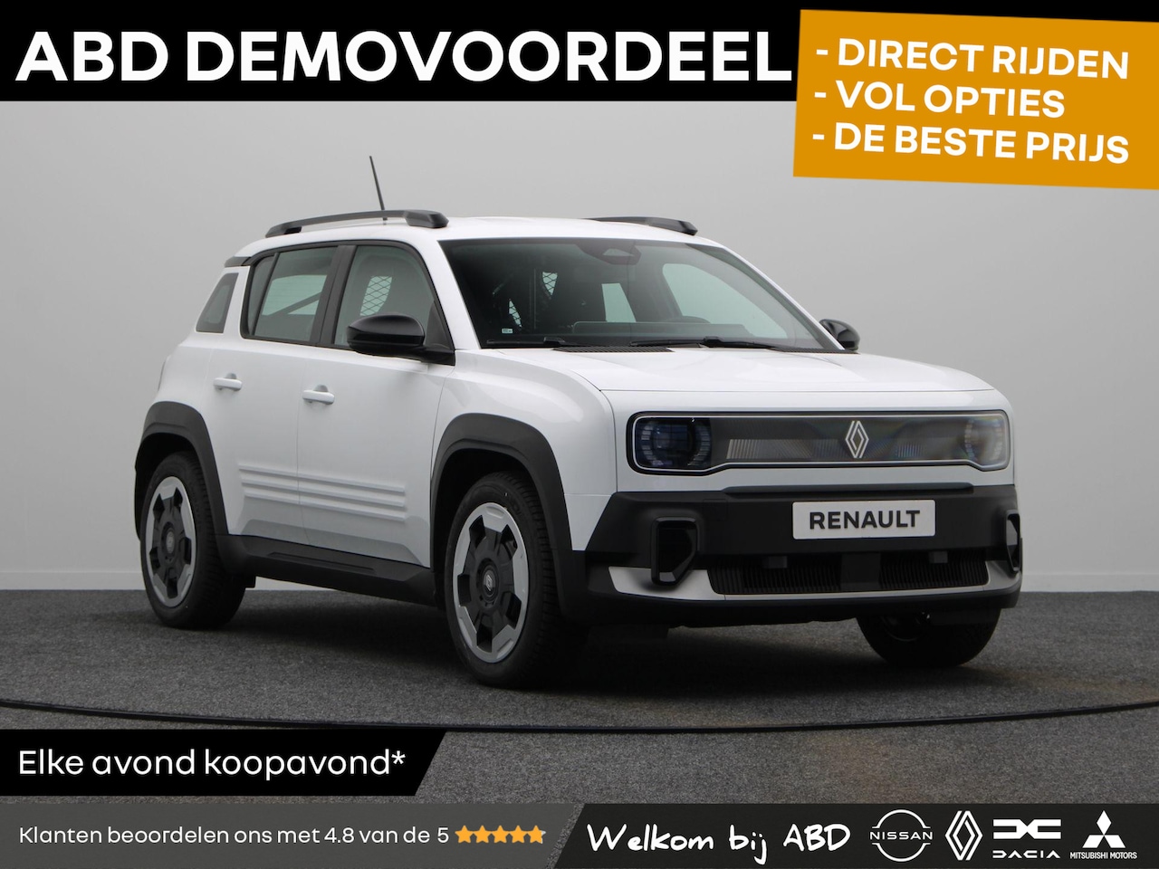 Renault 4 - Renault e-tech evolution 150pk comfort range VAN | 1045 liter laadvolume | Perfect voor in - AutoWereld.nl
