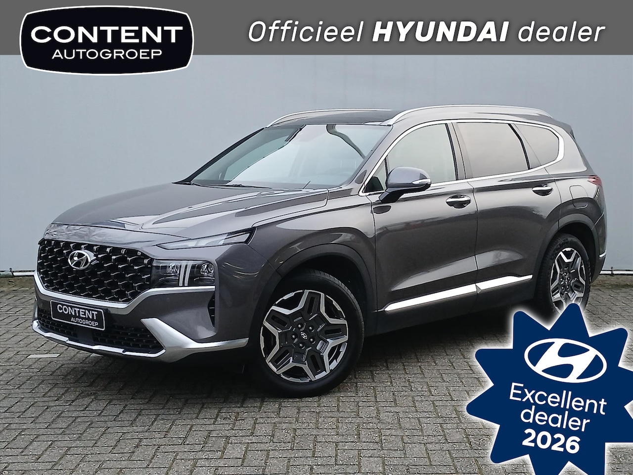 Hyundai Santa Fe - 1.6 T-GDi PHEV Plug-In 7zits Premium Sky |Schuifdak |BTW! - AutoWereld.nl