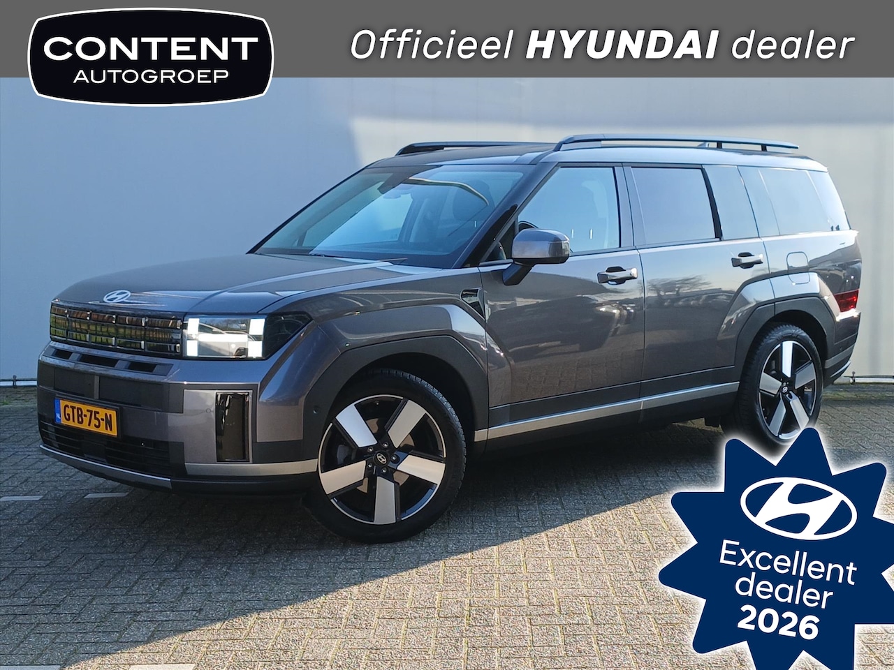 Hyundai Santa Fe - 1.6 T-GDi HEV 2WD 7-zits Premium | Navi | Cruise en Climate Control - AutoWereld.nl