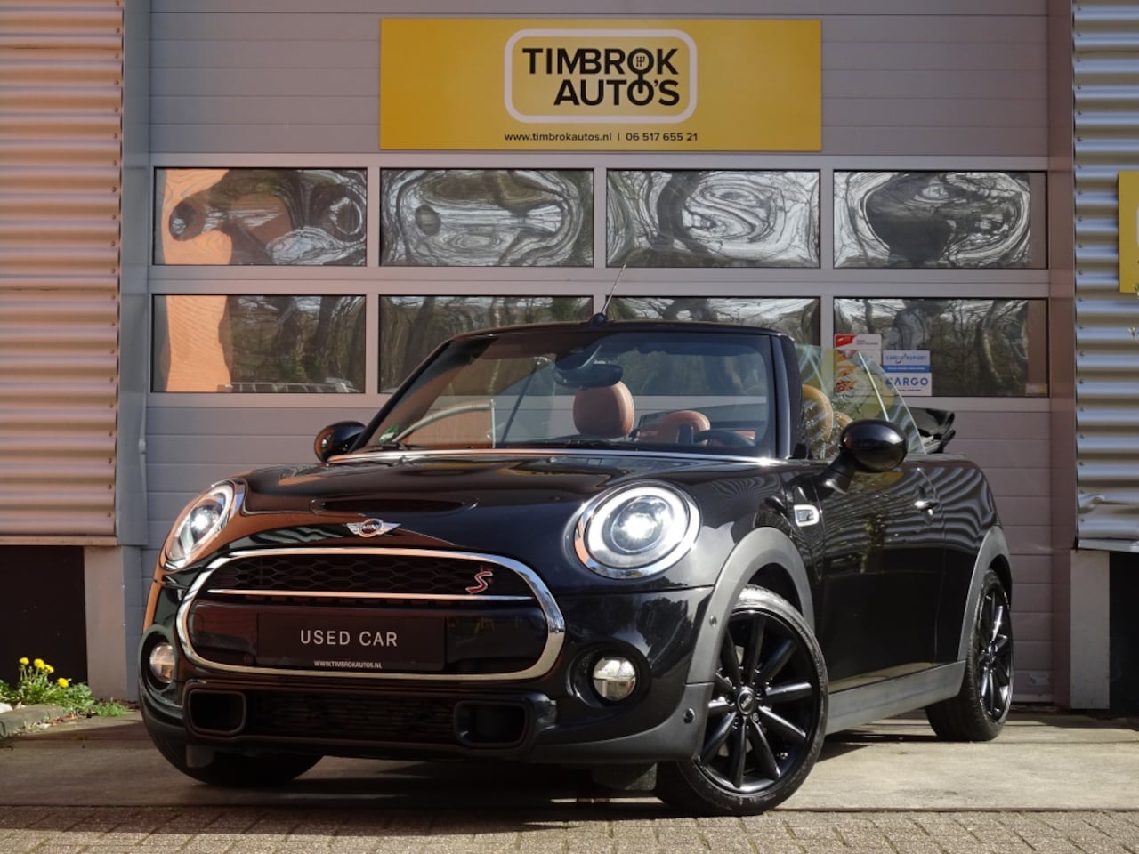 MINI Cabrio - Cooper S 2.0 192PK Aut. *HUD/HK/Navi/ACC/Leer/Dealer-OH* - AutoWereld.nl