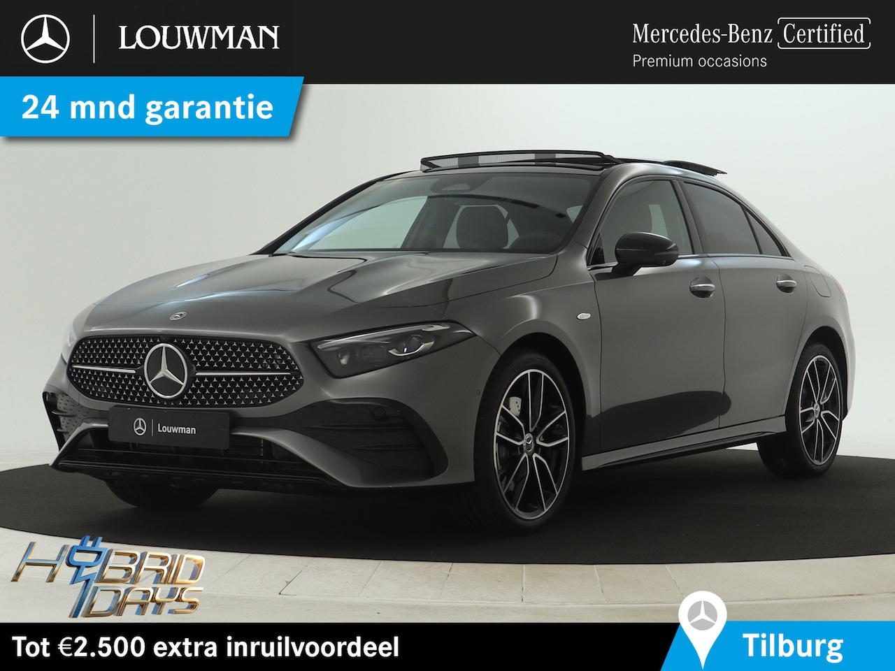 Mercedes-Benz A-klasse - 250 e Business Solution AMG | AMG Line Plus pakket | Trekhaak | Nightpakket  | 360°-camera - AutoWereld.nl