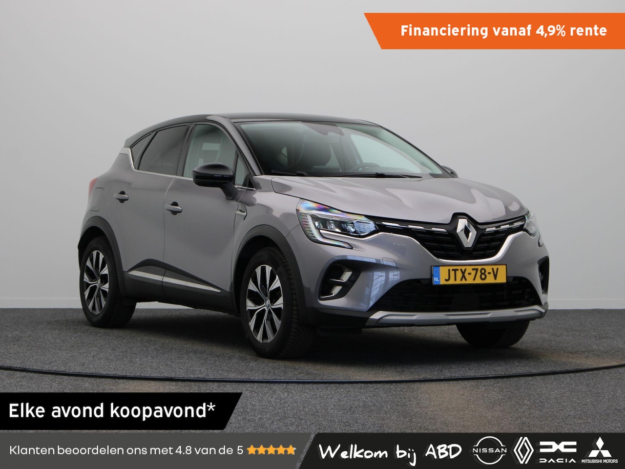 Renault Captur - E-Tech Hybrid 145pk Techno | Achteruitrijcamera | Vierseizoenbanden | Navigatie | - AutoWereld.nl