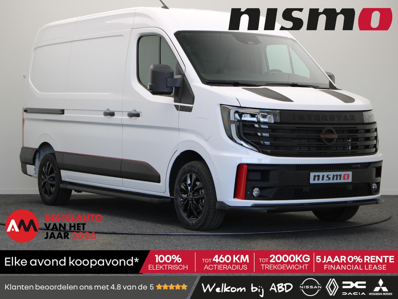 Nissan Interstar-e - Nismo + | Alleen Bij ABD! | 0% Rente | 5 Jaar Garantie | Nissan Motorsport | 2000KG Trekge - AutoWereld.nl