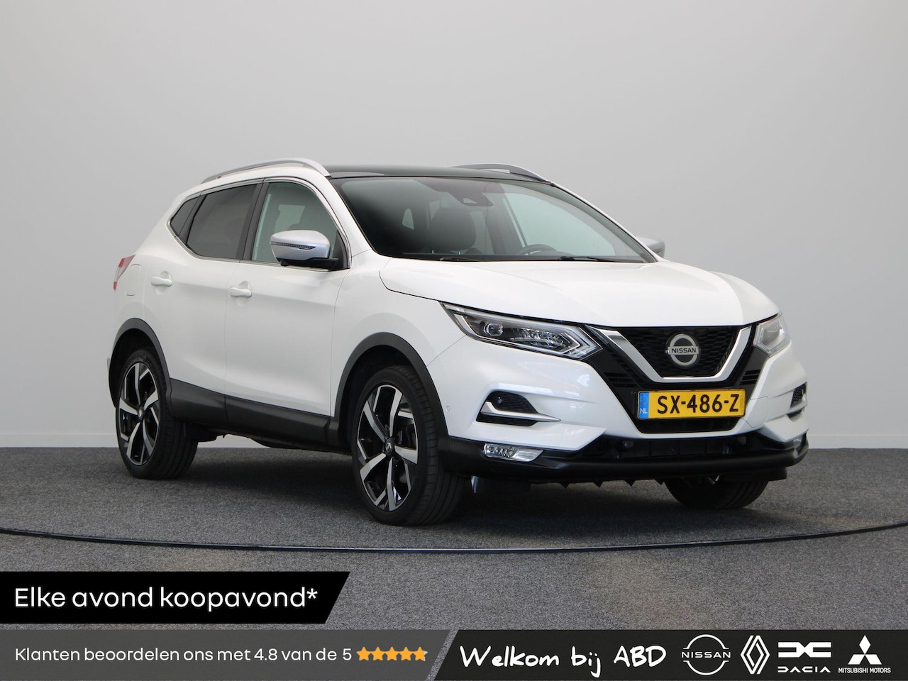 Nissan Qashqai - 1.2 Tekna + | Bose | Panoramadak | Lederen Bekleding | Stoelverwarming | Voorruitverwarmin - AutoWereld.nl
