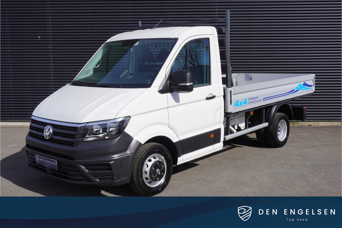Volkswagen Crafter - 180pk Dubbellucht 4x4 Oberaigner 4Motion AWD Dubbellucht Open laadbak Trekhaak Cruise cont - AutoWereld.nl