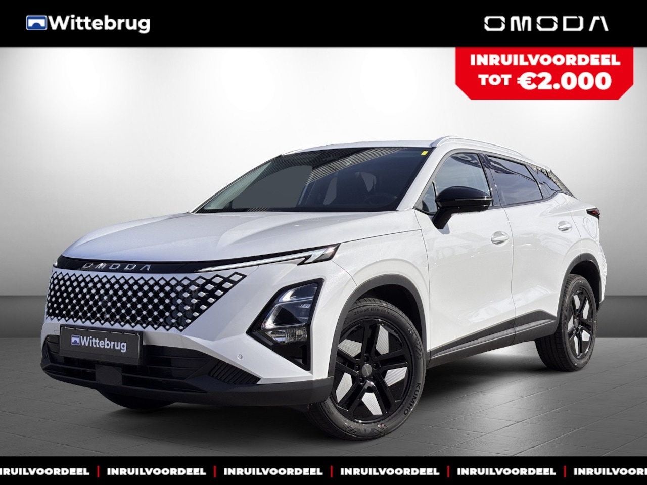 Omoda 5 - 1.6 T-GDi SHS-H Premium BPM en Inruilvoordeel: Hybride Automaat met Lederen bekleding, Nav - AutoWereld.nl