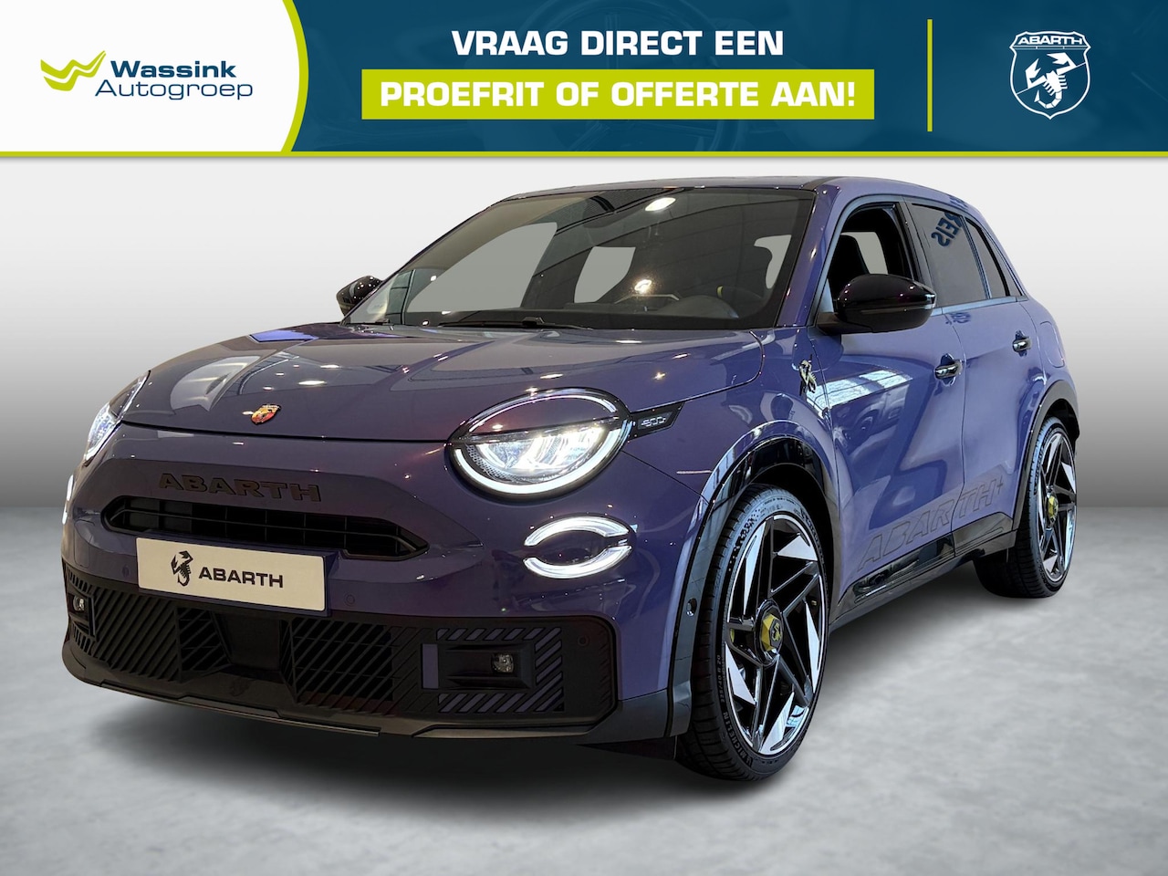 Fiat 600e - Abarth Scorpionissima 54 kWh |Sabelt Sportstoelen | 280PK | - AutoWereld.nl