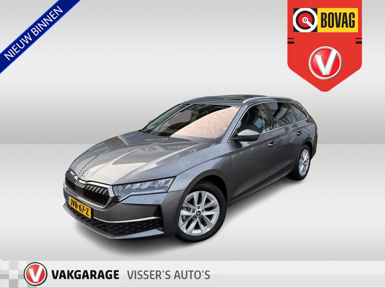 Skoda Octavia Combi - 1.5 TSI MHEV Sportline Business | voorstoelverwarming | stuurverwarming | panoramadak | ac - AutoWereld.nl