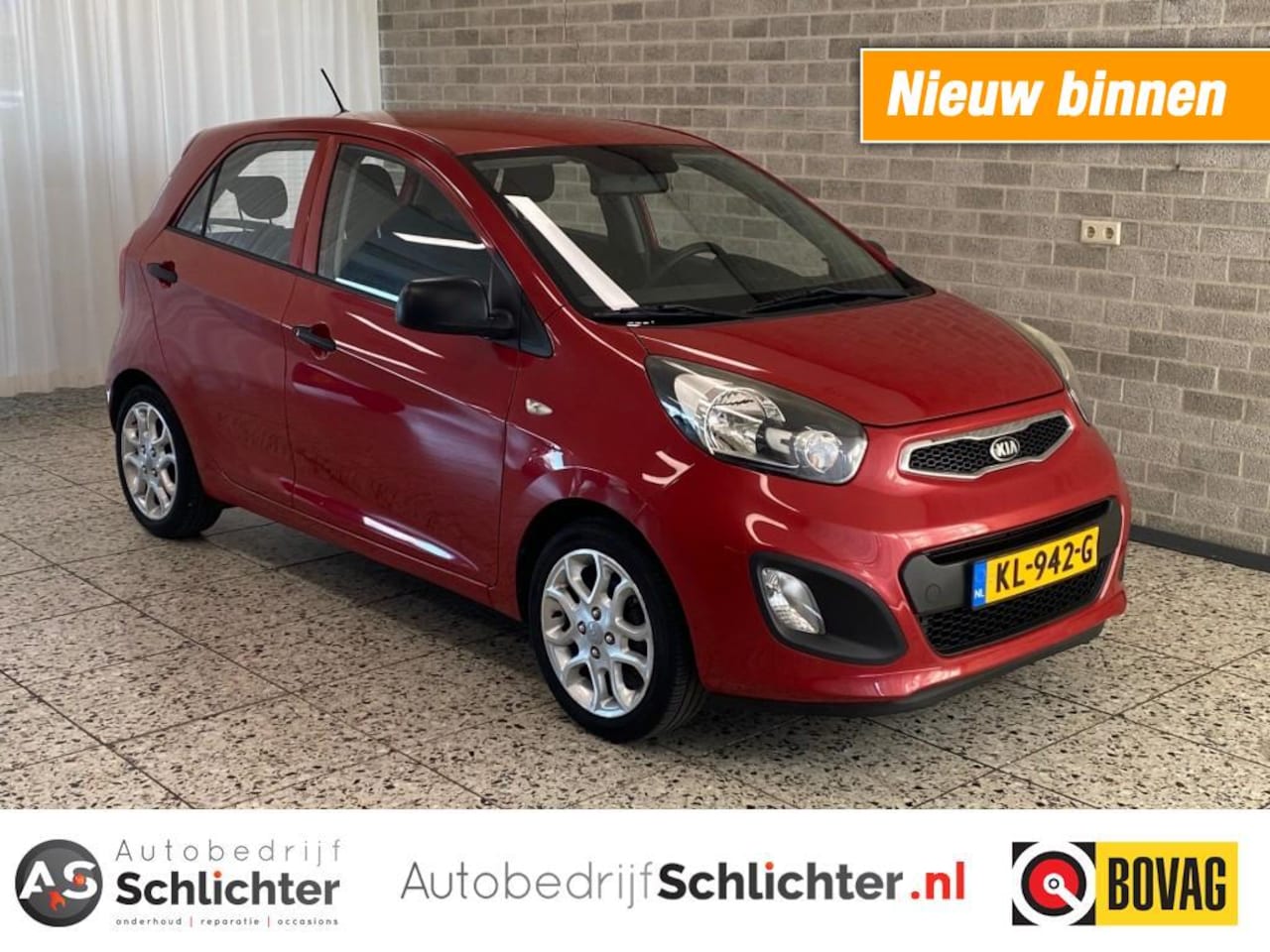 Kia Picanto - 1.0 Comfort Airco/EL-Ramen/C.V./Radio-CD - AutoWereld.nl