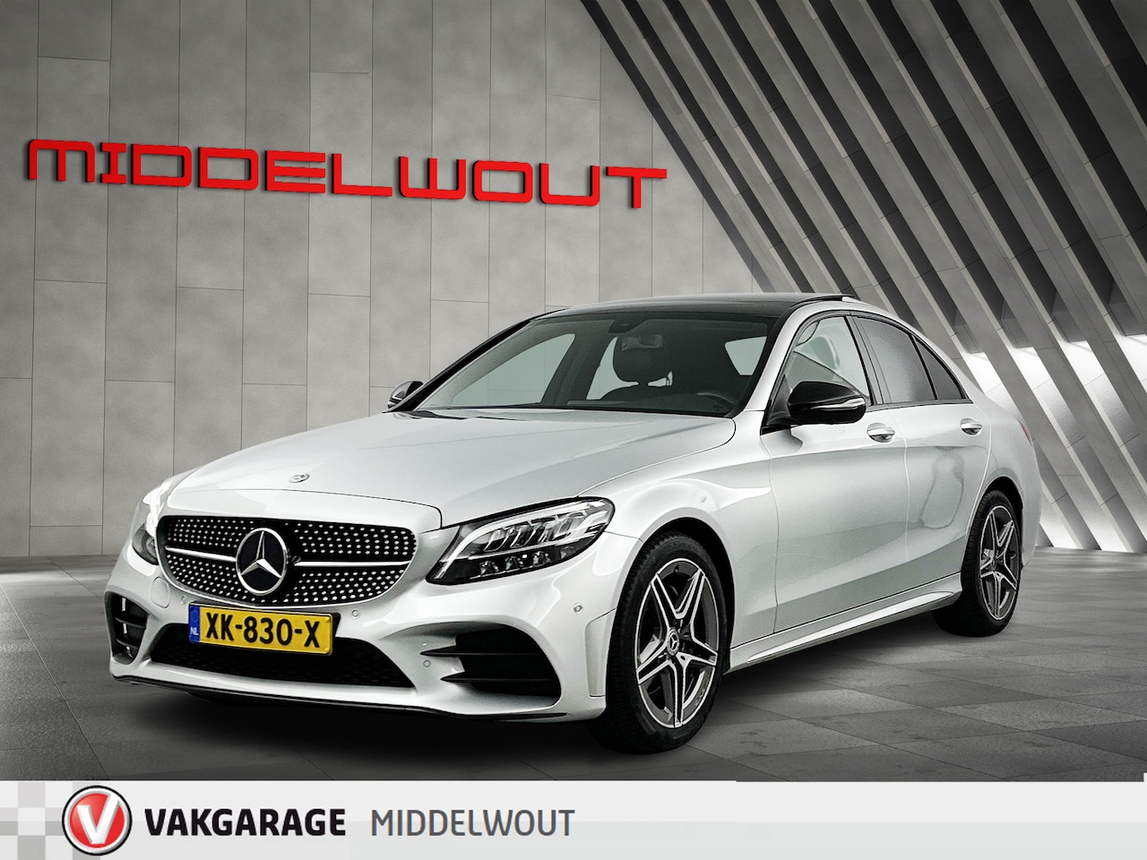 Mercedes-Benz C-klasse - 180 AMG Night-Pakket Pano-dak/Digi.Dash/Camera/18'LMV - AutoWereld.nl
