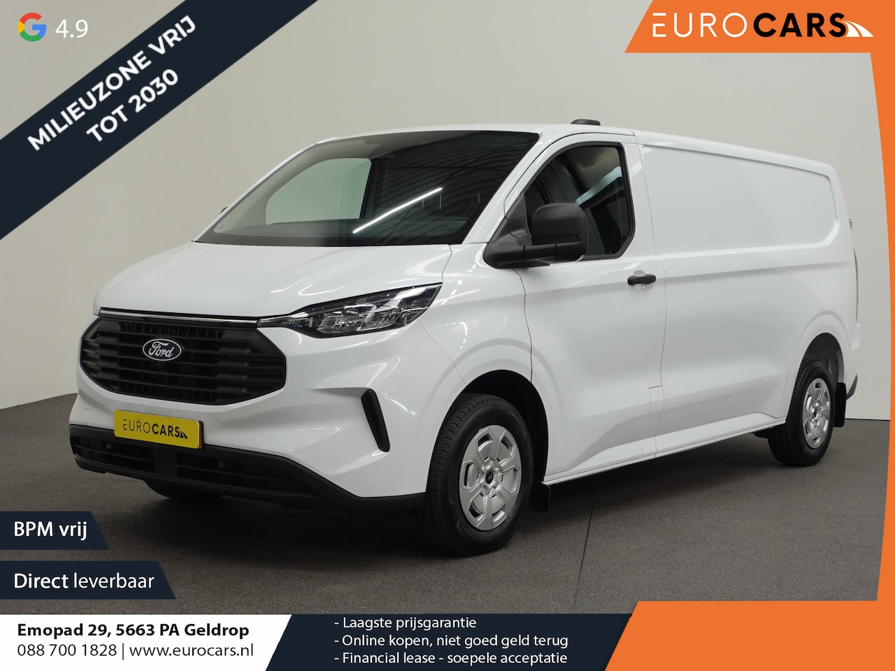 Ford Transit Custom - 300 2.0 TDCI L2H1 Trend NIEUW MODEL Automaat Airco Cruise Navi PDC Camera Carplay - AutoWereld.nl