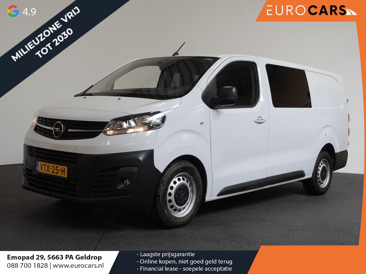 Opel Vivaro - 2.0 CDTI L3H1 Dubbele Cabine Edition Navigatie Trekhaak Cruise control Airco - AutoWereld.nl