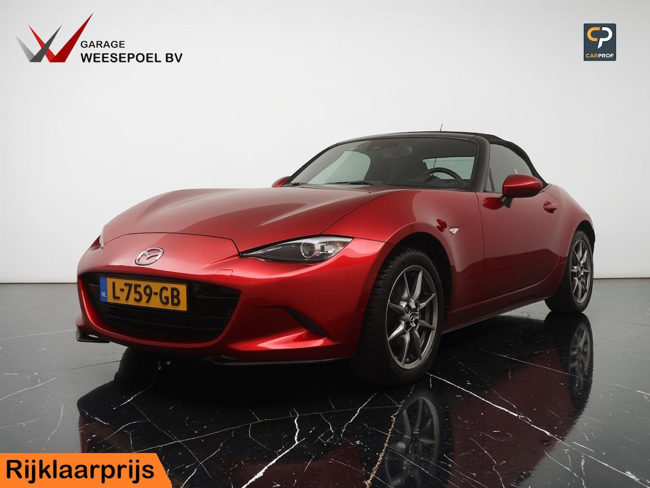 Mazda MX-5 - 1.5 SkyActiv-G 132PK Luxury Roadster - Lederen bekleding - Climate control - Cruise contro - AutoWereld.nl