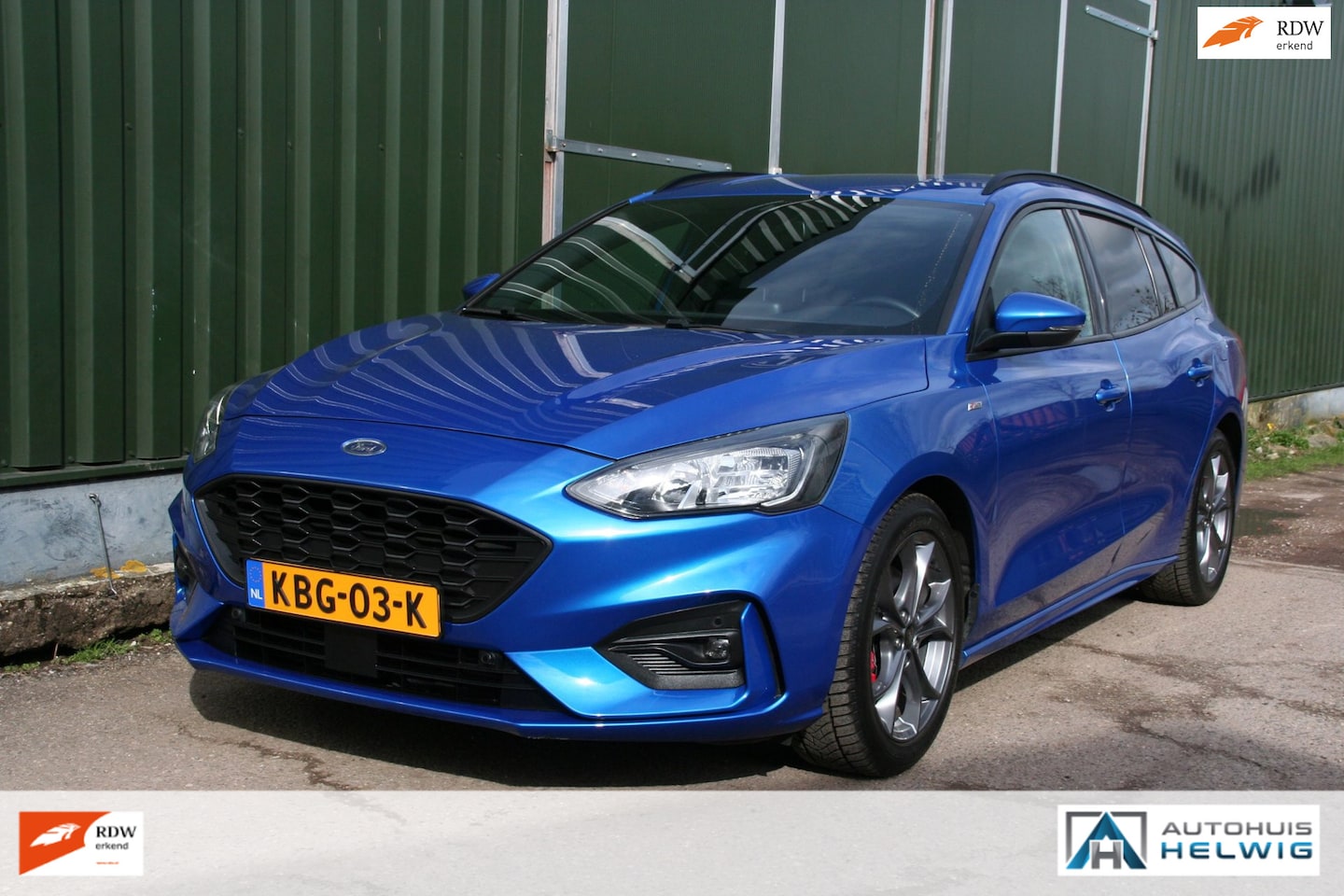 Ford Focus Wagon - 1.0 EcoBoost Hybrid ST Line Business 1.0 EcoBoost Hybrid ST Line Business, 155 PK VIRTUEEL, NAVI, CAMERA, STOEL STUUR RUIT VERW - AutoWereld.nl
