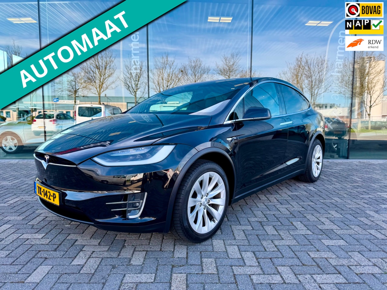 Tesla Model X - 75D Base 75D Base, NAP, MCU 2, CCS 2, Trekhaak, Carbon - AutoWereld.nl