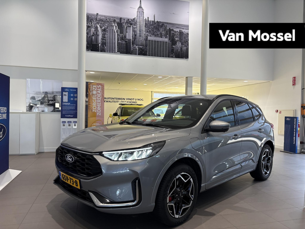 Ford Kuga - 2.5 PHEV ST-Line X | STOEL, STUUR EN VOORRUIVERWARMING | 360 CAMERA | ADAPTIEVE CRUISE CON - AutoWereld.nl