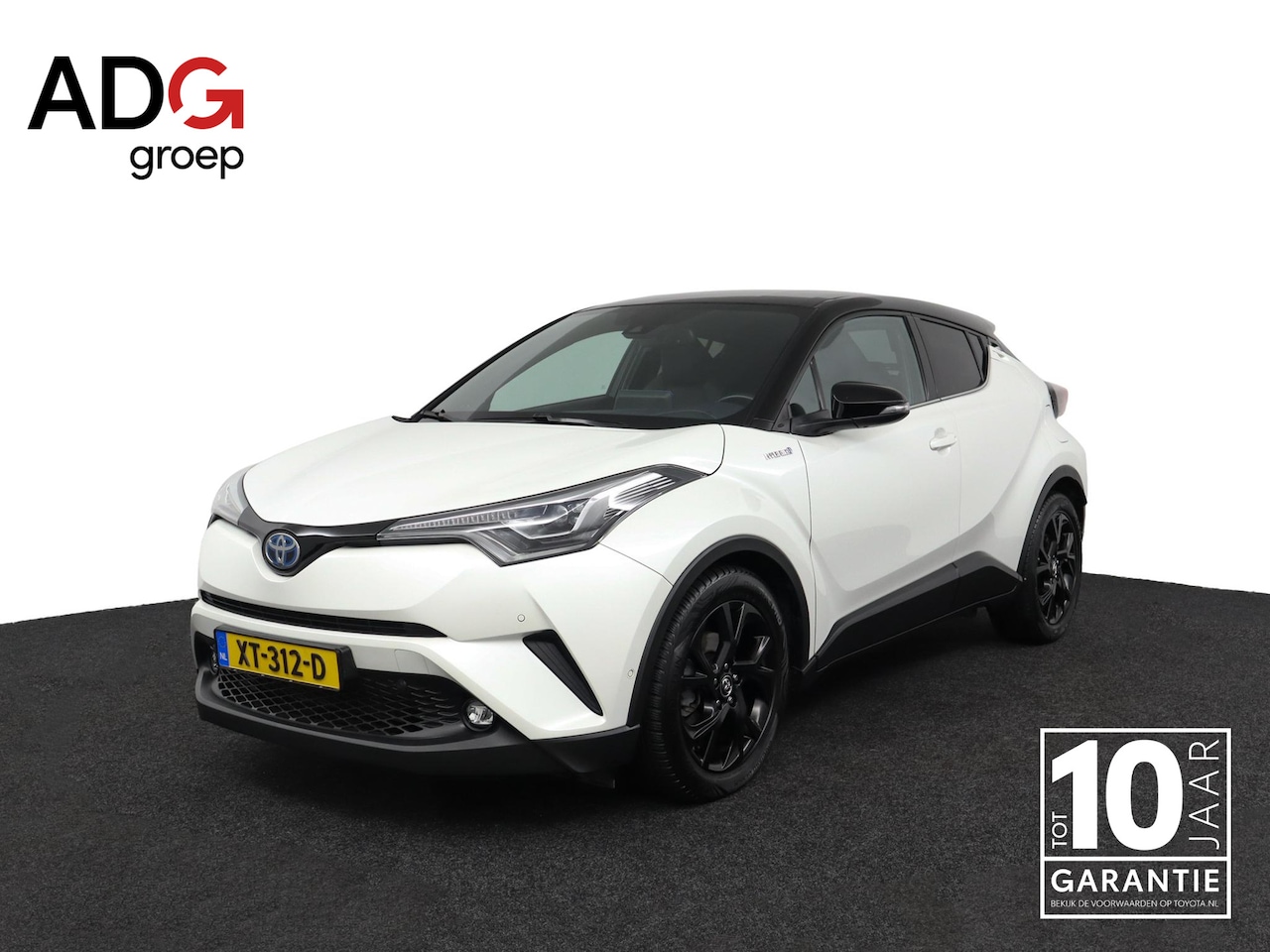 Toyota C-HR - 1.8 Hybrid Bi-Tone Li | Trekhaak | Leder bekleding | Navigatie | - AutoWereld.nl
