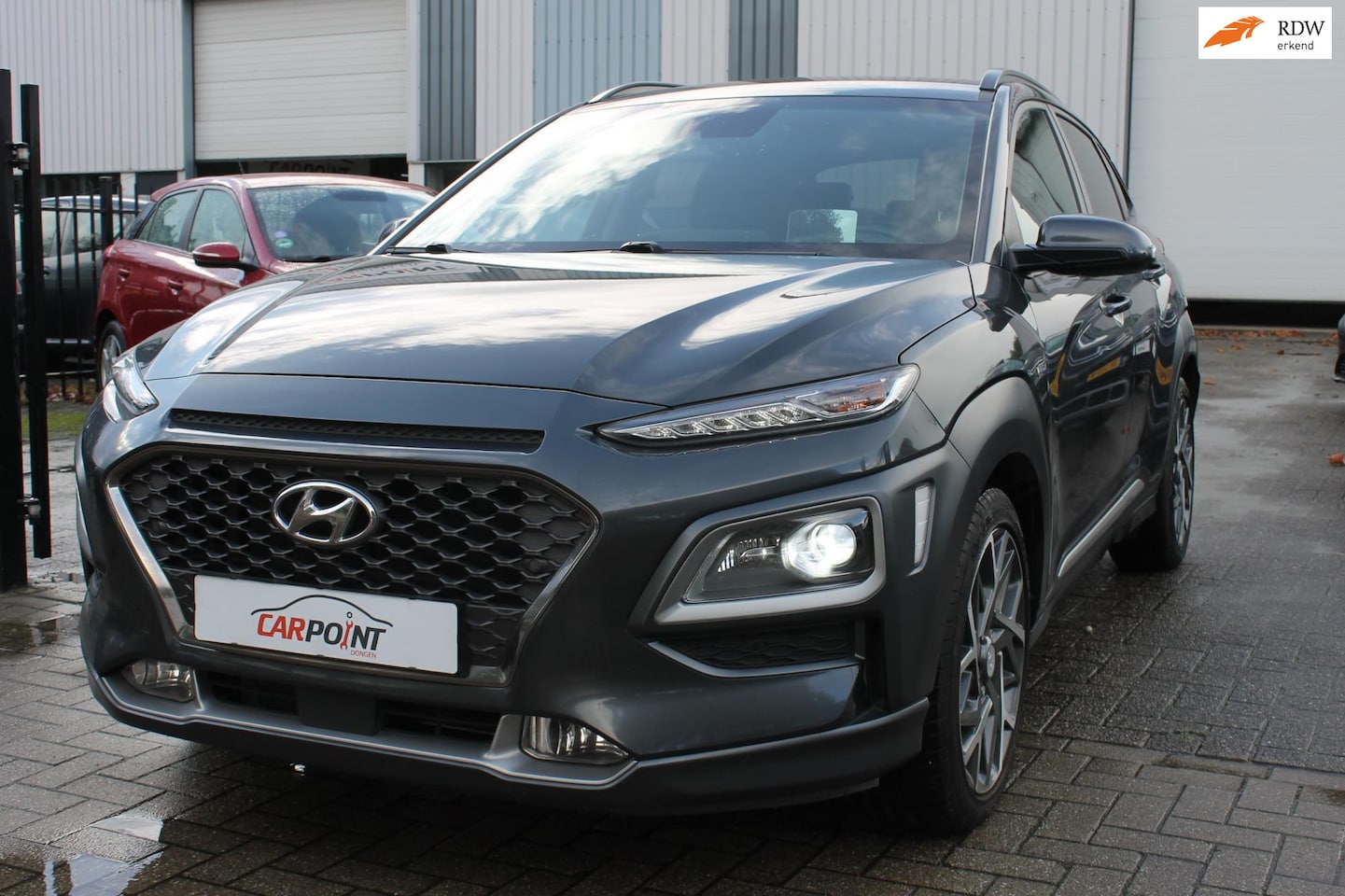 Hyundai Kona - 1.6 GDI HEV Premium Leer Led Carplay Keyless HUD! - AutoWereld.nl